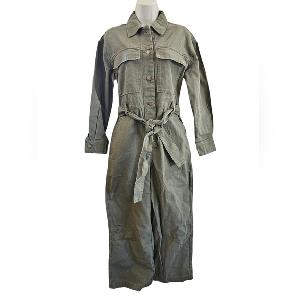 Oat New York Twill Jumpsuit Size XS NWT - Picture 3 of 13